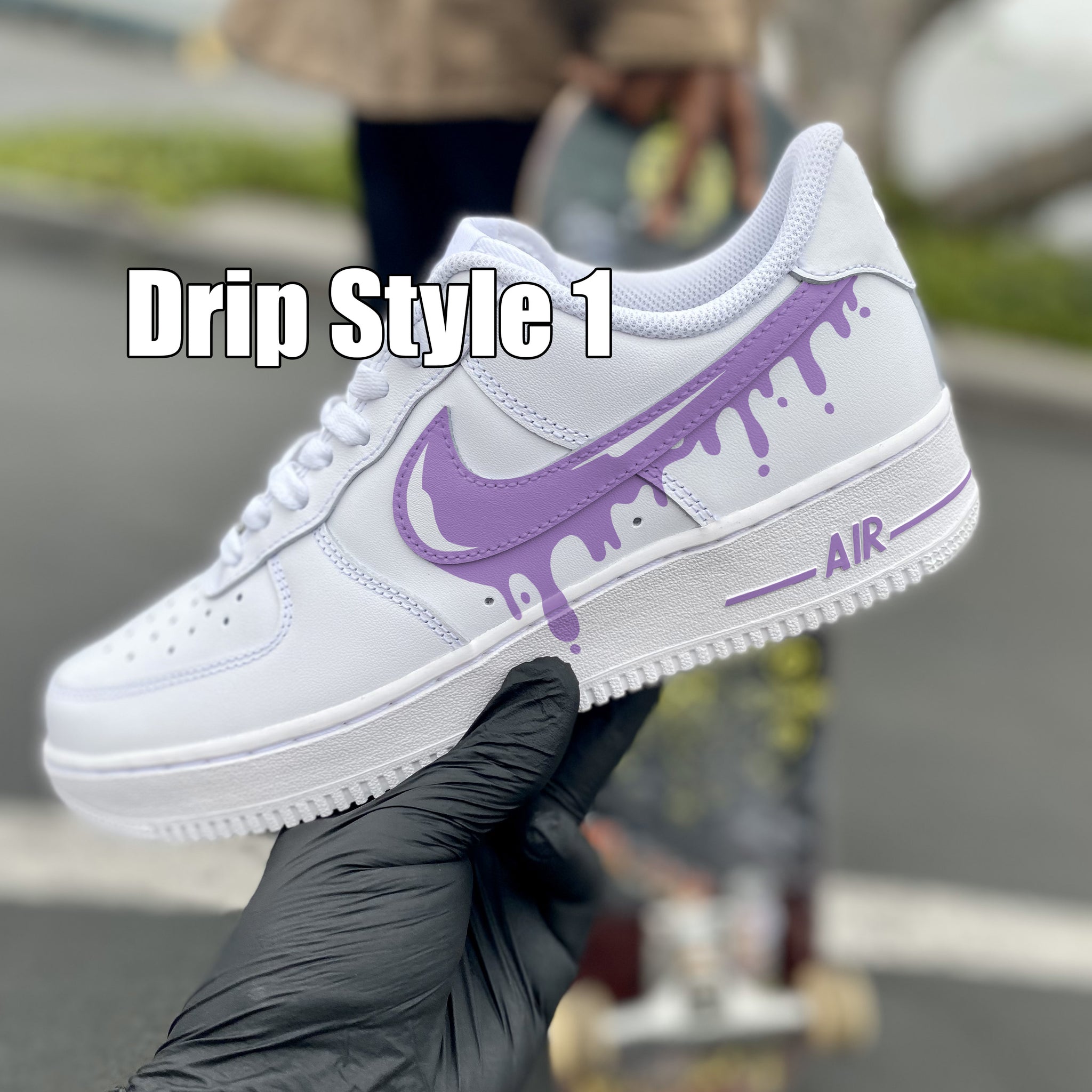 Custom Nike Air Force 1 Any Color Drip Shoes nike Drip Air 
