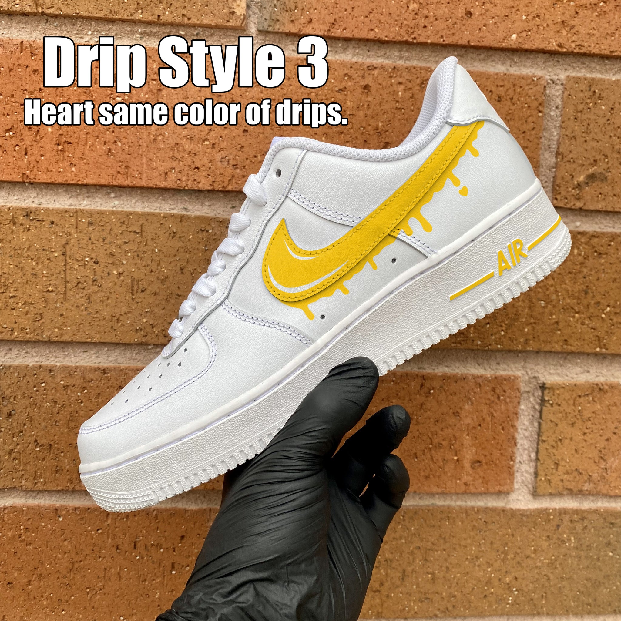 Custom Nike Air Force 1 Any Color Drip Shoes nike Drip Air 