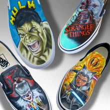 Load image into Gallery viewer, custom painted van shoes
